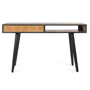 Zago Console Bois D’acacia Et Métal Noir – Cusco 14