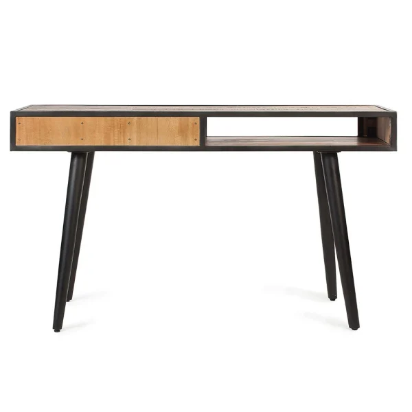 Zago Console Bois D’acacia Et Métal Noir – Cusco 5