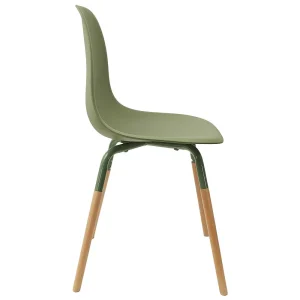 Home Déco Factory Chaise De Salle à Manger Scandinave Vert – Phenix 12