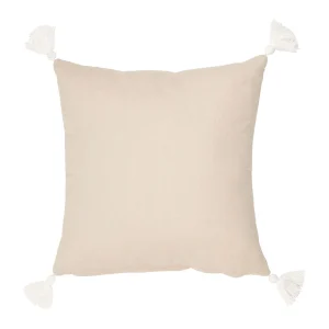 Comptoir De Famille Coussin Beige 40x40cm En Coton – Emeline 7