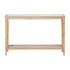 Comptoir De Famille Console Naturel Foncé 120x36xh80cm En Bois De Sapin – Firmin 19