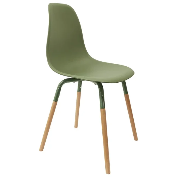 Home Déco Factory Chaise De Salle à Manger Scandinave Vert – Phenix 1