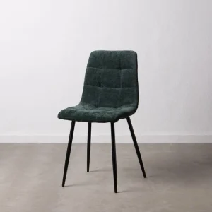 Ixia Chaise Salle à Manger En Tissu Vert – Mony 10