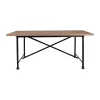 Côté Table Table à Manger En Sapin Et Pieds En Fer Noir 180x90cm – Tucson 20