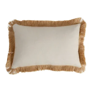 Côté Table Housse De Coussin Leonin Naturel 50x30cm Lin+viscose 7