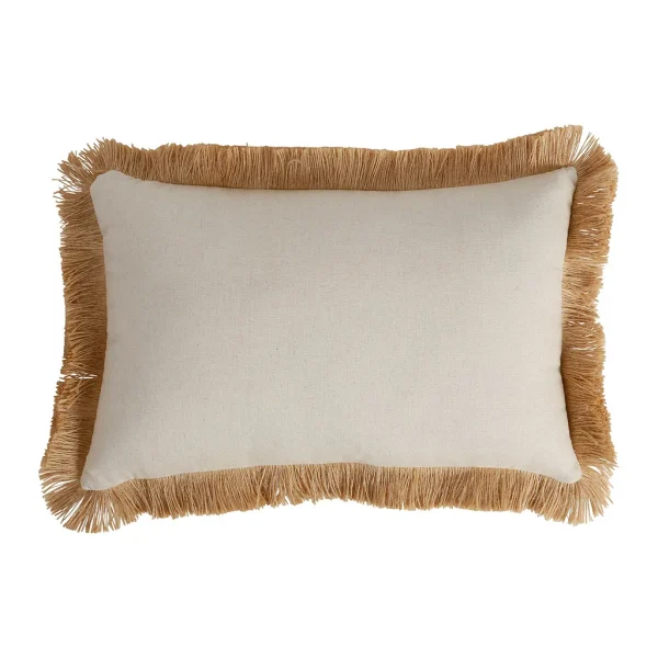 Côté Table Housse De Coussin Leonin Naturel 50x30cm Lin+viscose 3