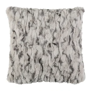 Côté Table Housse De Coussin En Fausse Fourrurre Gris 45x45cm – Refuge 7