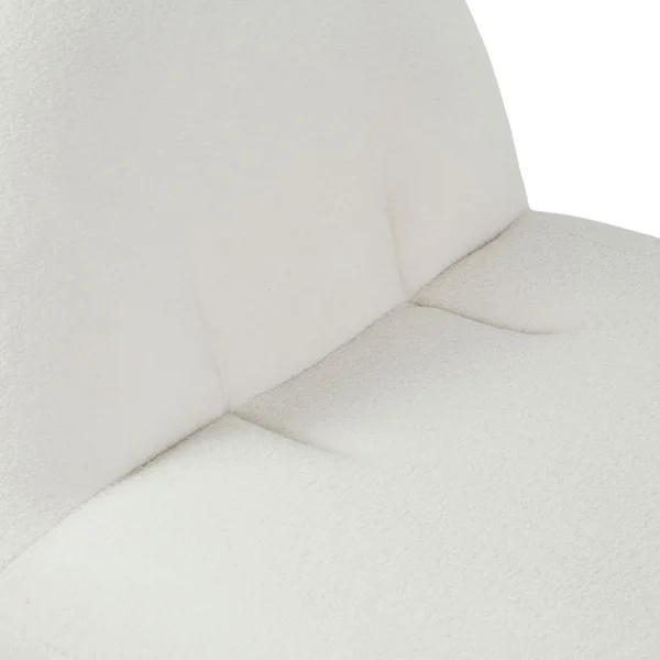 Côté Table Fauteuil Doudou Bouclette Blanc Et Doré – Maudan 5