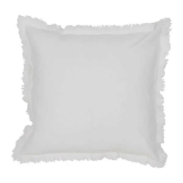 Côté Table Housse De Coussin En Coton Blanc 45x45cm – Nalia 1