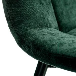 Ixia Chaise Salle à Manger En Tissu Vert – Mony 16