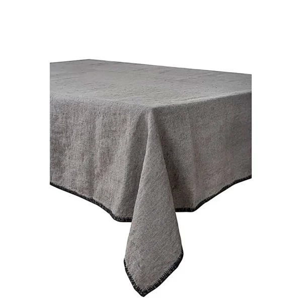 HARMONY HAOMY Nappe Letia Blanc 170x300cm 100% Lin Lavé 1