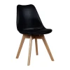 Opjet Chaise Salle à Manger Scandinave Noir 19