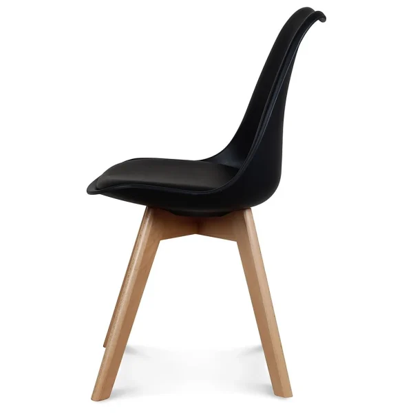 Opjet Chaise Salle à Manger Scandinave Noir 4