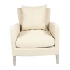 Durieux Fauteuil Salon En Tissu Beige – Boniface 16