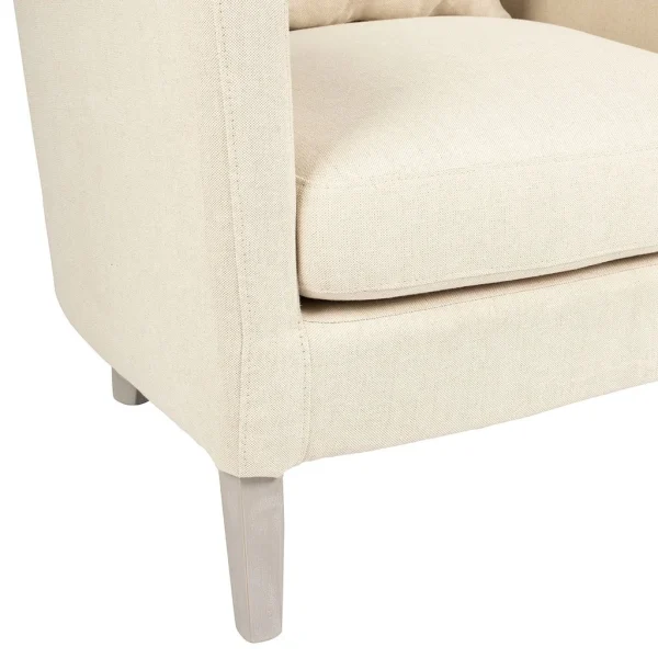 Durieux Fauteuil Salon En Tissu Beige – Boniface 7