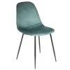 Home Déco Factory Chaise Salle A Manger En Velours Cotelé Bleu Canard – Giulia 17