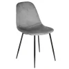 Home Déco Factory Chaise Salle à Manger En Velours Cotelé Gris – Giulia 22