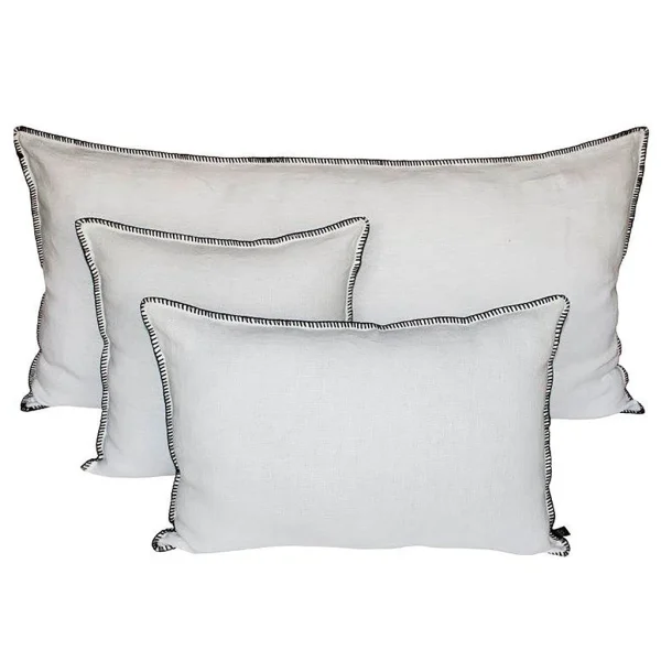 HARMONY HAOMY Coussin Mansa Blanc 45x45cm 1