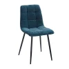 Ixia Chaise Salle à Manger En Tissu Bleu – Mony 20