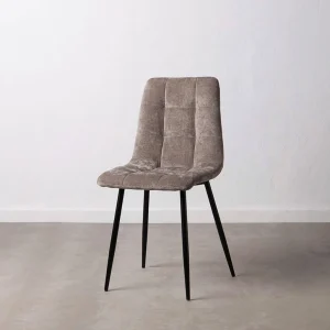 Ixia Chaise Salle à Manger En Tissu Gris – Mony 18