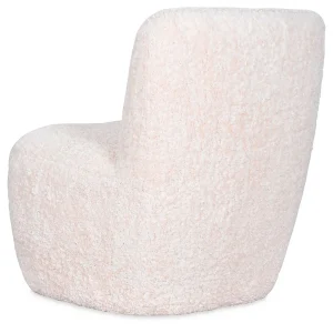 Opjet Fauteuil Bouclette Imitation Fourrure Blanc – Eve 18