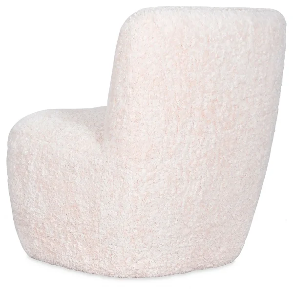 Opjet Fauteuil Bouclette Imitation Fourrure Blanc – Eve 7