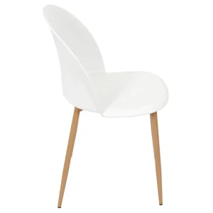 Home Déco Factory Chaise Salle à Manger Scandinave Blanc – Bergen 12