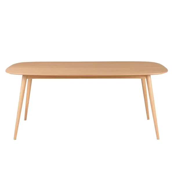 Zago Table à Manger En Chêne Clair 180x90cm – Caly 1