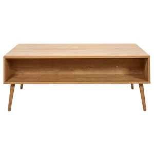 Home Déco Factory Table Basse Avec Tiroir En Bois Et Cannage L110cm – Baia 14