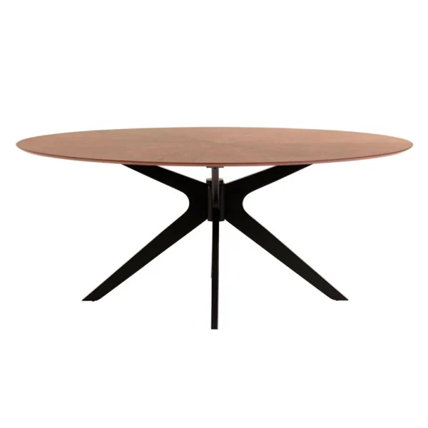 La Forma Table à Manger En Noyer Plaqué L180cm – Naanim 3