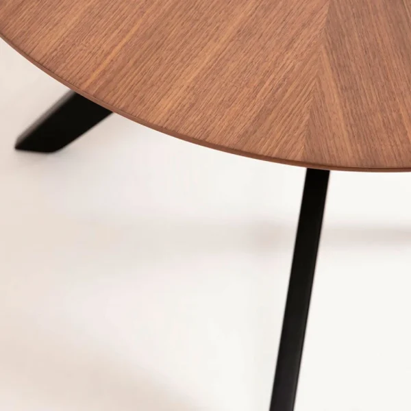 La Forma Table à Manger En Noyer Plaqué L180cm – Naanim 7