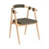 La Forma Chaise Salle à Manger En Bois Massif D’eucalyptus Beige – Majela 22