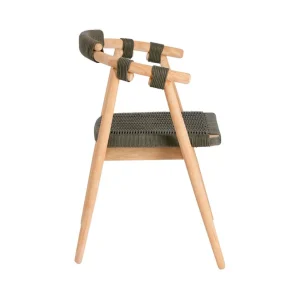 La Forma Chaise Salle à Manger En Bois Massif D’eucalyptus Beige – Majela 10