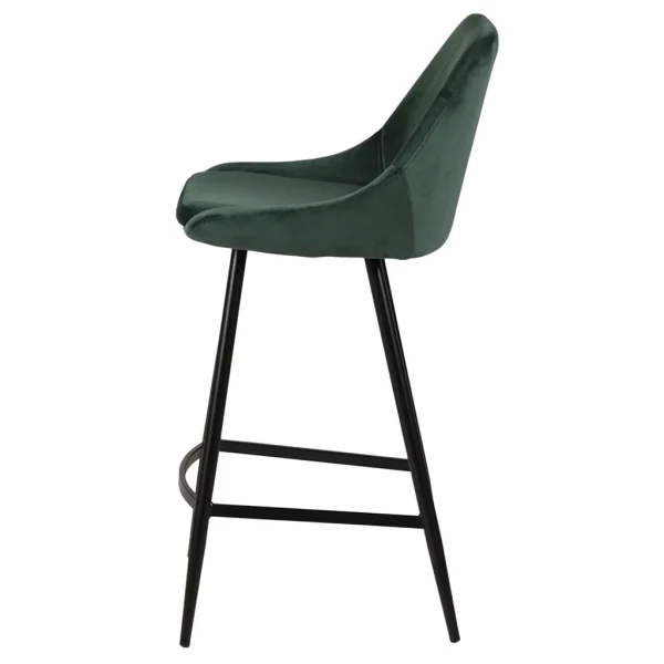 Zago Chaise Plan De Travail En Velour Vert Foncé – Ben 4