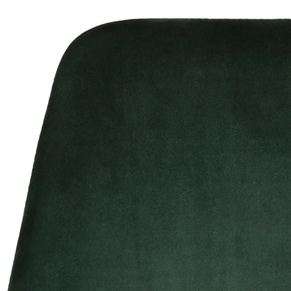 Zago Chaise Plan De Travail En Velour Vert Foncé – Ben 6