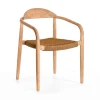 La Forma Chaise Salle à Manger En Bois D’acacia Et Corde Marron – Nina 14