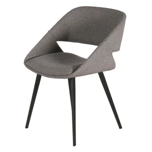 Zago Chaise Salle à Manger Tissu Gris – Alma 7