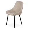 Zago Chaise Salle à Manger Tissu Effet Daim Beige – Ben 20