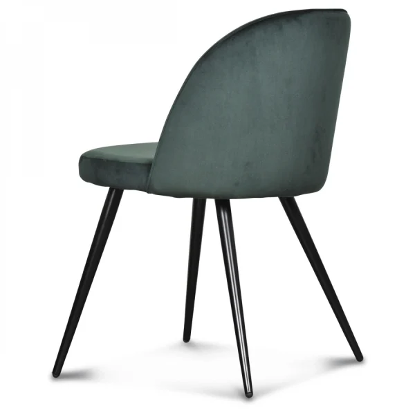 Opjet Chaise Salle à Manger En Velours Vert Menthe – Ingrid 4