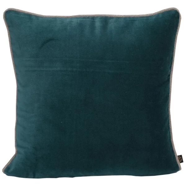 HARMONY HAOMY Coussin Delhi Peacock 45x45cm En Velour 1