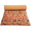 HARMONY HAOMY Housse D’edredon Birdy Caramel 85x200cm En Velour 8