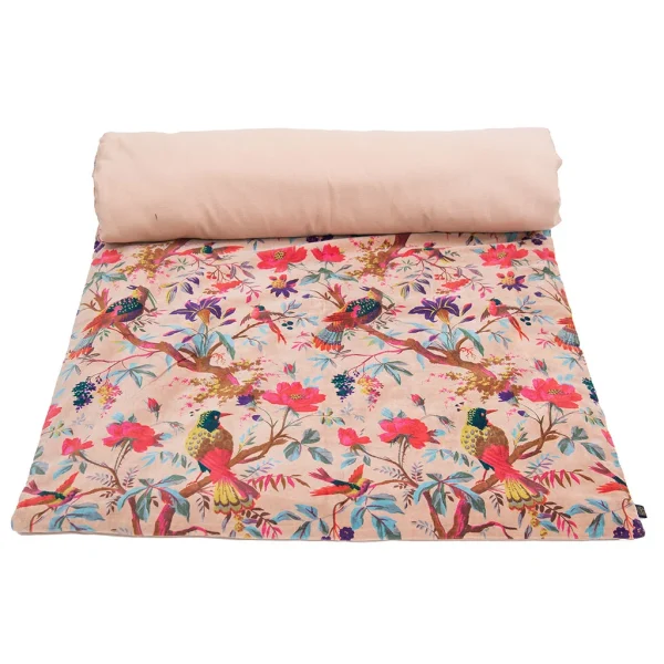 HARMONY HAOMY Housse D’edredon Birdy Cimarron 85x200cm En Velour 1