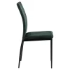 AC Design Chaise Salle à Manger En Tissu Vert Fonce – Demia 20