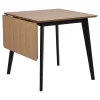 AC Design Table à Manger Avec Rallonge En Plaqué Chêne 120x80cm – Roxy 17