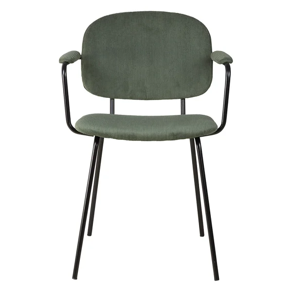 Zago Fauteuil Tissu Effet Daim Vert Sapin – Aston 1