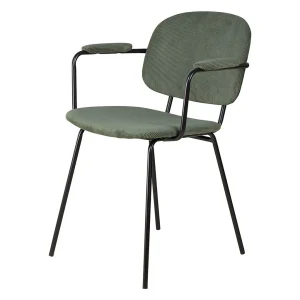 Zago Fauteuil Tissu Effet Daim Vert Sapin – Aston 10