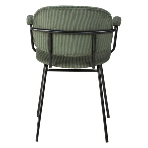 Zago Fauteuil Tissu Effet Daim Vert Sapin – Aston 14