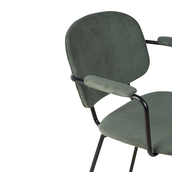 Zago Fauteuil Tissu Effet Daim Vert Sapin – Aston 7