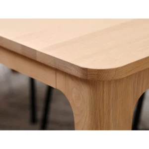 Unique Table à Manger Placage Chêne Naturel 160x90cm – Amalfi 11