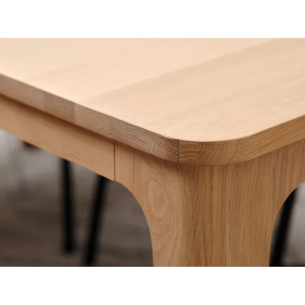 Unique Table à Manger Placage Chêne Naturel 160x90cm – Amalfi 4